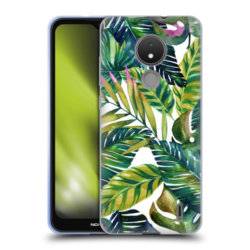 Mark Ashkenazi Banana Life Tropical Leaves Soft Gel Case for Nokia C21