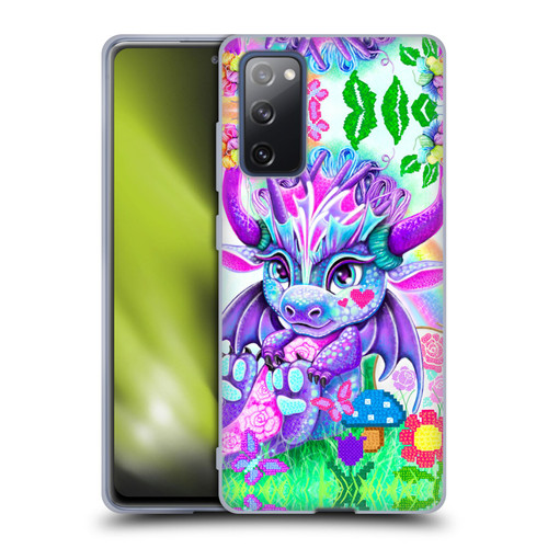 Sheena Pike Dragons Cross-Stitch Lil Dragonz Soft Gel Case for Samsung Galaxy S20 FE / 5G