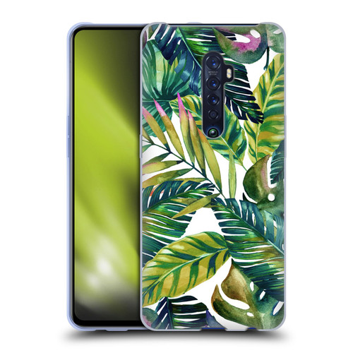 Mark Ashkenazi Banana Life Tropical Leaves Soft Gel Case for OPPO Reno 2