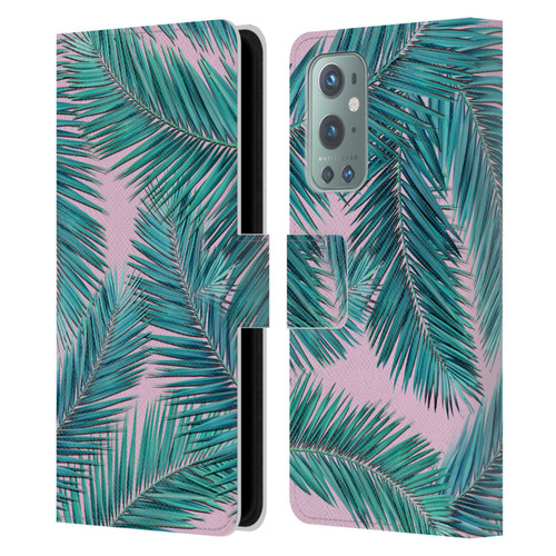 Mark Ashkenazi Banana Life Palm Tree Leather Book Wallet Case Cover For OnePlus 9