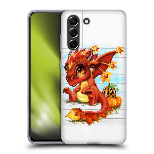Sheena Pike Dragons Autumn Lil Dragonz Soft Gel Case for Samsung Galaxy S21 FE 5G