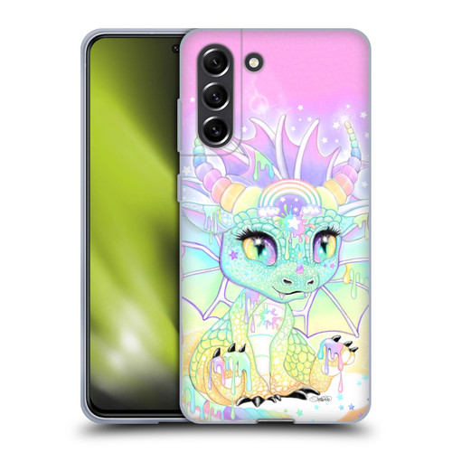 Sheena Pike Dragons Sweet Pastel Lil Dragonz Soft Gel Case for Samsung Galaxy S21 FE 5G
