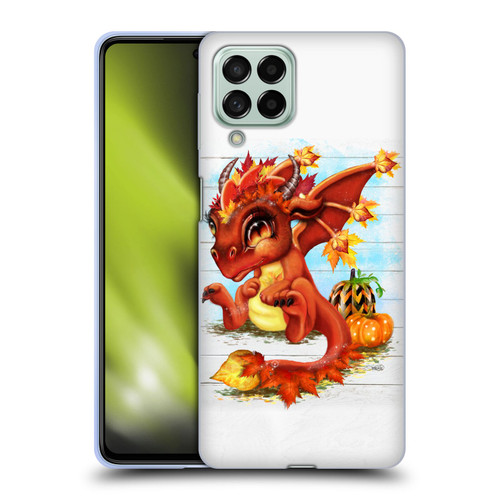 Sheena Pike Dragons Autumn Lil Dragonz Soft Gel Case for Samsung Galaxy M53 (2022)