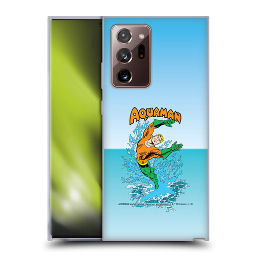 Aquaman DC Comics Fast Fashion Splash Soft Gel Case for Samsung Galaxy Note20 Ultra / 5G