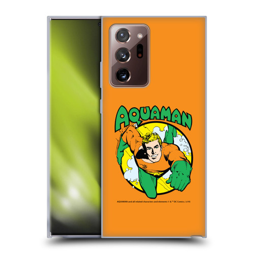 Aquaman DC Comics Fast Fashion Swim 2 Soft Gel Case for Samsung Galaxy Note20 Ultra / 5G