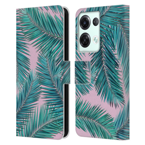Mark Ashkenazi Banana Life Palm Tree Leather Book Wallet Case Cover For OPPO Reno8 Pro
