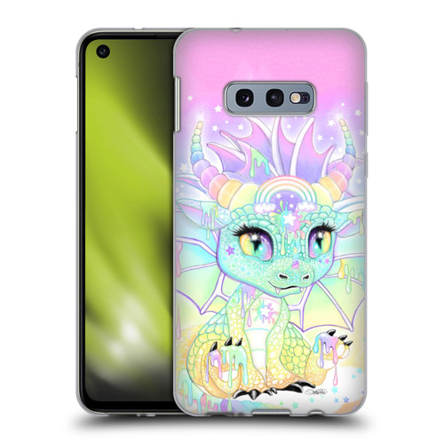 Sheena Pike Dragons Sweet Pastel Lil Dragonz Soft Gel Case for Samsung Galaxy S10e