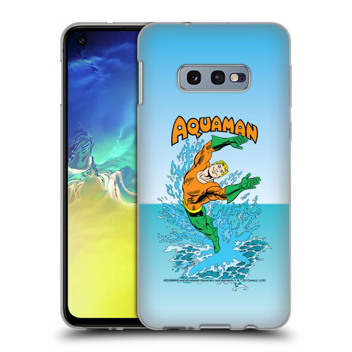 Aquaman DC Comics Fast Fashion Splash Soft Gel Case for Samsung Galaxy S10e