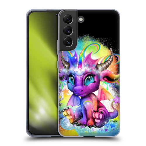 Sheena Pike Dragons Rainbow Lil Dragonz Soft Gel Case for Samsung Galaxy S22+ 5G