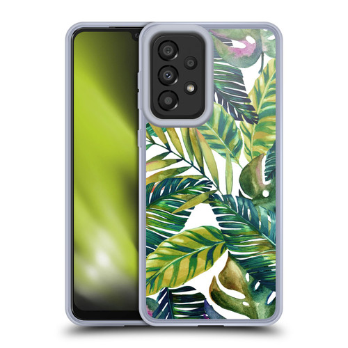 Mark Ashkenazi Banana Life Tropical Leaves Soft Gel Case for Samsung Galaxy A33 5G (2022)