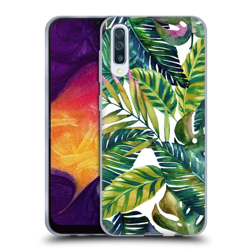 Mark Ashkenazi Banana Life Tropical Leaves Soft Gel Case for Samsung Galaxy A50/A30s (2019)