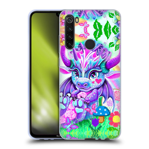 Sheena Pike Dragons Cross-Stitch Lil Dragonz Soft Gel Case for Xiaomi Redmi Note 8T