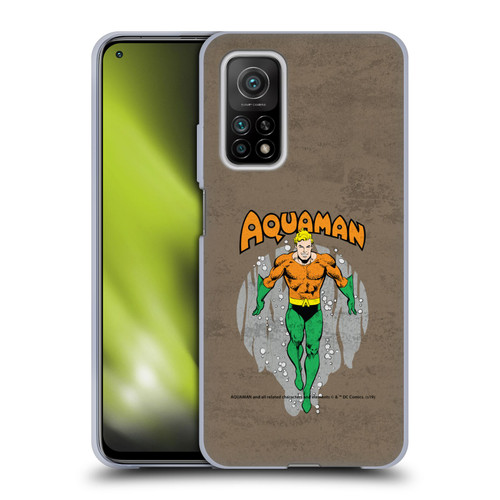 Aquaman DC Comics Fast Fashion Classic Distressed Look Soft Gel Case for Xiaomi Mi 10T 5G