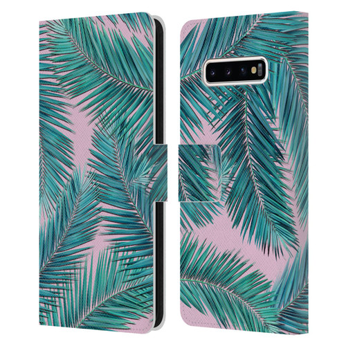 Mark Ashkenazi Banana Life Palm Tree Leather Book Wallet Case Cover For Samsung Galaxy S10+ / S10 Plus