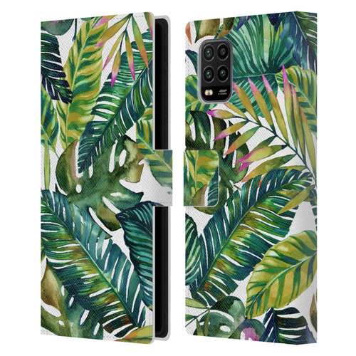 Mark Ashkenazi Banana Life Tropical Leaves Leather Book Wallet Case Cover For Xiaomi Mi 10 Lite 5G