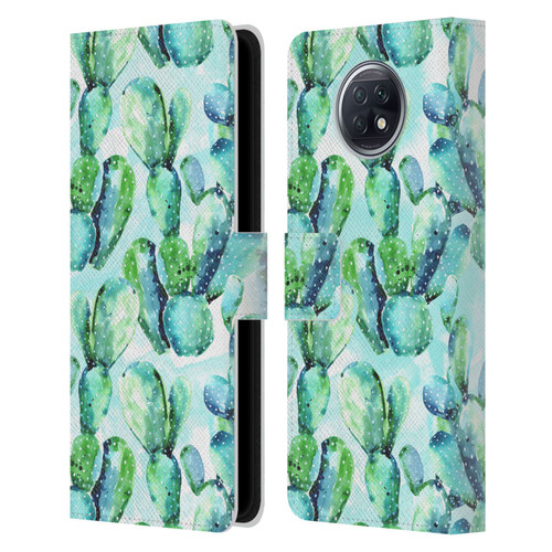 Mark Ashkenazi Banana Life Cactus Leather Book Wallet Case Cover For Xiaomi Redmi Note 9T 5G