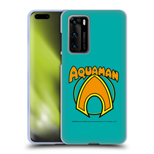 Aquaman DC Comics Logo Classic Soft Gel Case for Huawei P40 5G