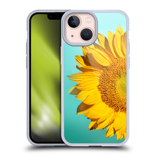 Mark Ashkenazi Florals Sunflowers Soft Gel Case for Apple iPhone 13 Mini