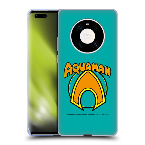 Aquaman DC Comics Logo Classic Soft Gel Case for Huawei Mate 40 Pro 5G