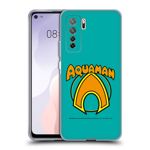 Aquaman DC Comics Logo Classic Soft Gel Case for Huawei Nova 7 SE/P40 Lite 5G