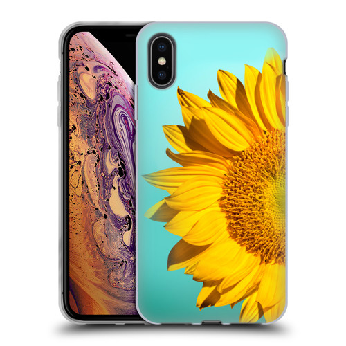 Mark Ashkenazi Florals Sunflowers Soft Gel Case for Apple iPhone XS Max