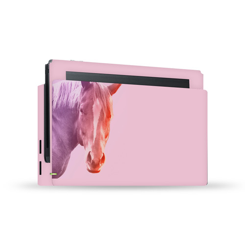 Mark Ashkenazi Art Mix Pastel Horse Vinyl Sticker Skin Decal Cover for Nintendo Switch Console & Dock