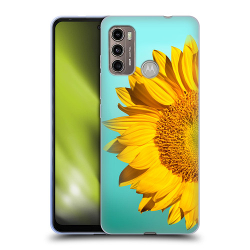 Mark Ashkenazi Florals Sunflowers Soft Gel Case for Motorola Moto G60 / Moto G40 Fusion
