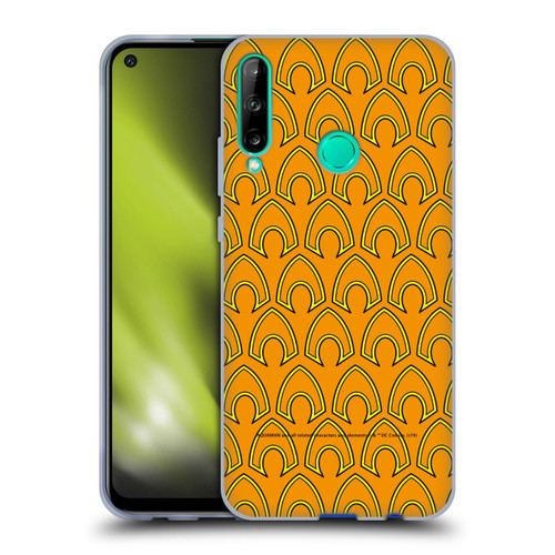 Aquaman DC Comics Logo Pattern Soft Gel Case for Huawei P40 lite E