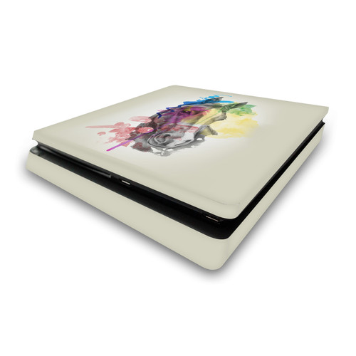 Mark Ashkenazi Art Mix Horse Vinyl Sticker Skin Decal Cover for Sony PS4 Slim Console