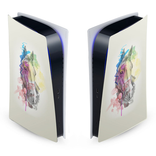 Mark Ashkenazi Art Mix Horse Vinyl Sticker Skin Decal Cover for Sony PS5 Digital Edition Console