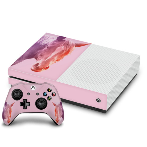Mark Ashkenazi Art Mix Pastel Horse Vinyl Sticker Skin Decal Cover for Microsoft One S Console & Controller