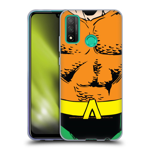 Aquaman DC Comics Logo Uniform Soft Gel Case for Huawei P Smart (2020)
