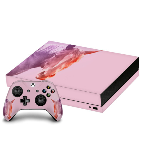 Mark Ashkenazi Art Mix Pastel Horse Vinyl Sticker Skin Decal Cover for Microsoft Xbox One X Bundle