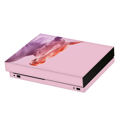 Mark Ashkenazi Art Mix Pastel Horse Vinyl Sticker Skin Decal Cover for Microsoft Xbox One X Console
