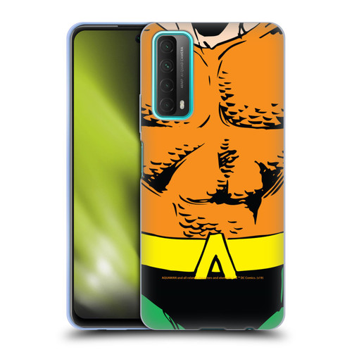 Aquaman DC Comics Logo Uniform Soft Gel Case for Huawei P Smart (2021)