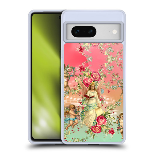 Mark Ashkenazi Florals Angels Soft Gel Case for Google Pixel 7