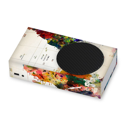 Mark Ashkenazi Art Mix Map Of The World Vinyl Sticker Skin Decal Cover for Microsoft Xbox Series S Console