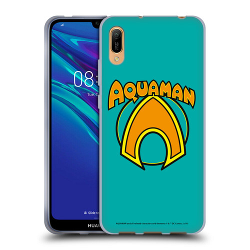 Aquaman DC Comics Logo Classic Soft Gel Case for Huawei Y6 Pro (2019)