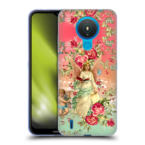 Mark Ashkenazi Florals Angels Soft Gel Case for Nokia 1.4