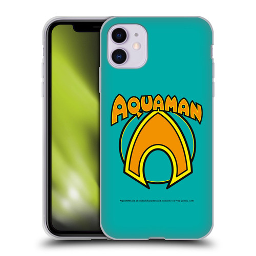 Aquaman DC Comics Logo Classic Soft Gel Case for Apple iPhone 11