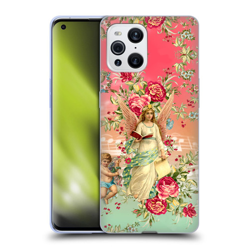 Mark Ashkenazi Florals Angels Soft Gel Case for OPPO Find X3 / Pro