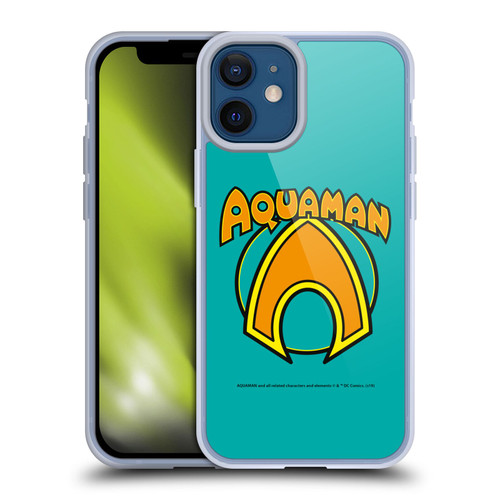 Aquaman DC Comics Logo Classic Soft Gel Case for Apple iPhone 12 Mini