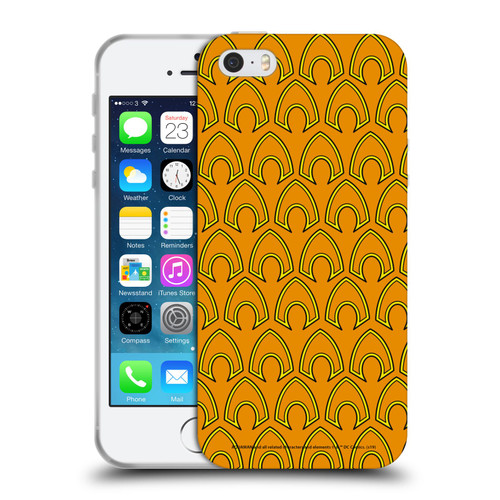 Aquaman DC Comics Logo Pattern Soft Gel Case for Apple iPhone 5 / 5s / iPhone SE 2016