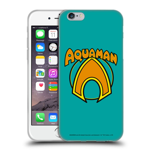 Aquaman DC Comics Logo Classic Soft Gel Case for Apple iPhone 6 / iPhone 6s