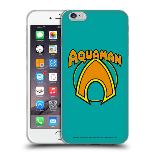 Aquaman DC Comics Logo Classic Soft Gel Case for Apple iPhone 6 Plus / iPhone 6s Plus