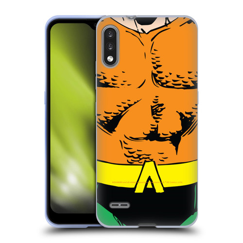 Aquaman DC Comics Logo Uniform Soft Gel Case for LG K22