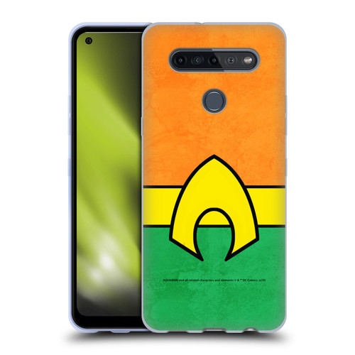 Aquaman DC Comics Logo Uniform 2 Soft Gel Case for LG K51S
