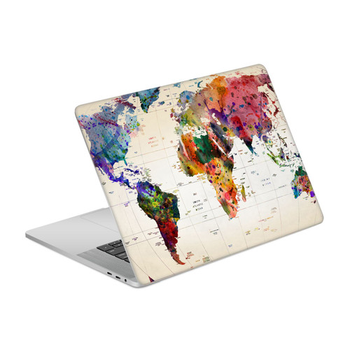 Mark Ashkenazi Pop Culture Map Of The World Vinyl Sticker Skin Decal Cover for Apple MacBook Pro 15.4" A1707/A1990