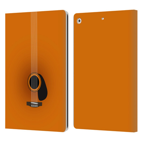 Mark Ashkenazi Music Guitar Minimal Leather Book Wallet Case Cover For Apple iPad 10.2 2019/2020/2021
