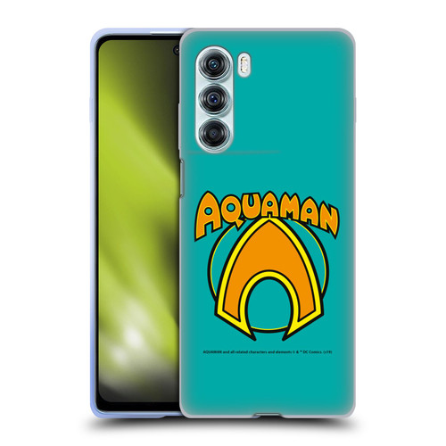 Aquaman DC Comics Logo Classic Soft Gel Case for Motorola Edge S30 / Moto G200 5G